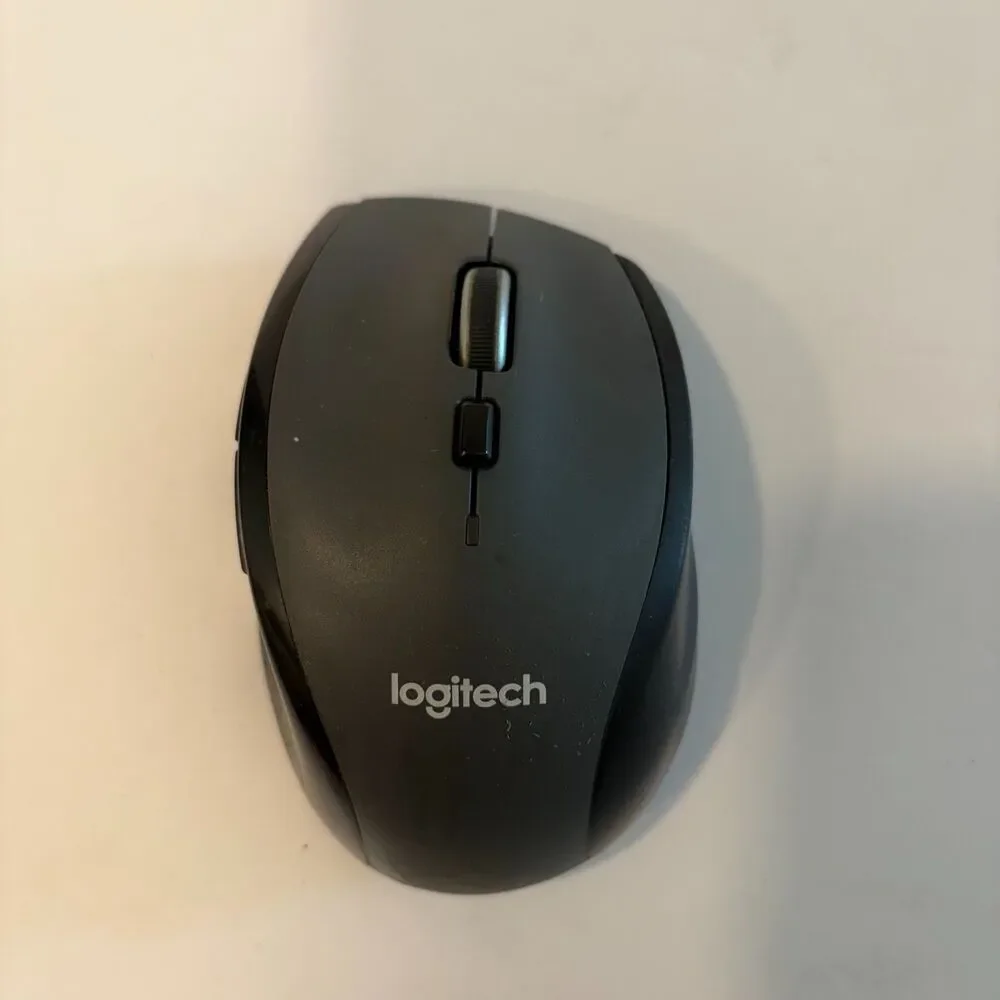 LOGITECH M705 Marathon Wireless Laser Ergonomic Mouse Unifiying USB Receiver